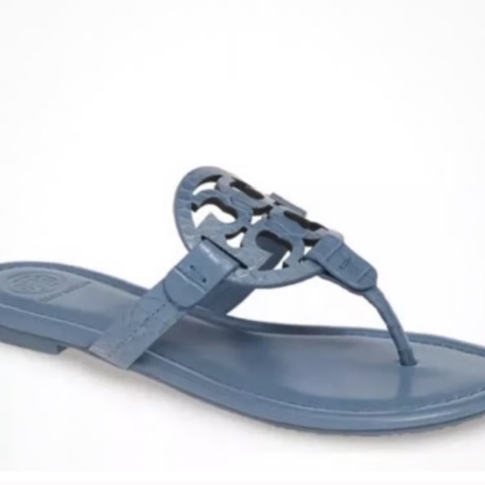 Tory Burch Blue Sandals Thong-Style Casual